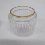 Glass candy/sugar bowl