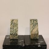 Art deco marble bookends