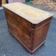 Commode vintage Louis Philippe en noyer massif du 19ème