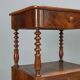 Pair of Louis-Philippe bedside tables in walnut.