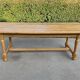 Solid oak farmhouse table