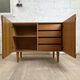 Vintage Scandinavian teak sideboard with full doors, 60s