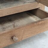 Small antique buffet from the end of the 19th century restored in solid oak