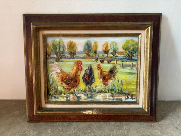 Les poules école 20eme siècle