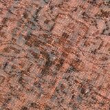 Tapis turc vintage classique en laine terracotta