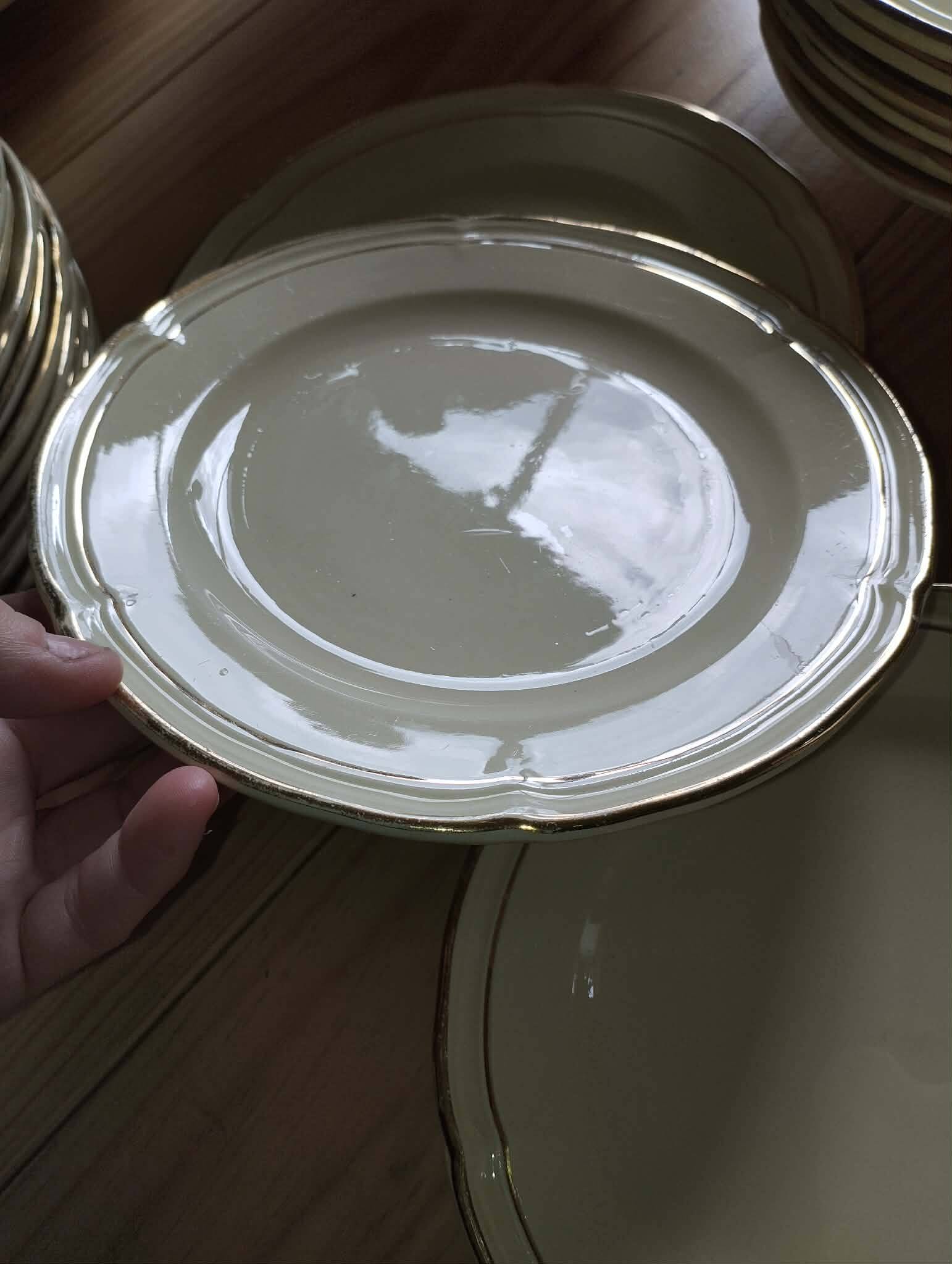 Antique gien table service – niderviller model – exceptional set