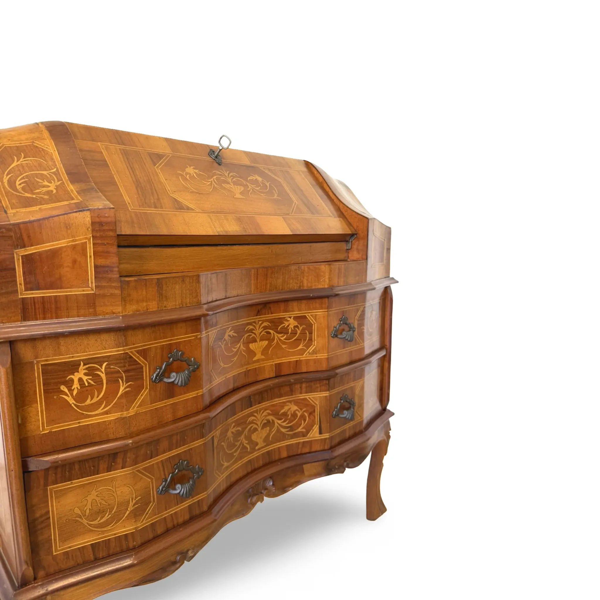 Venetian wood bureau/secretaire made in Italy in th