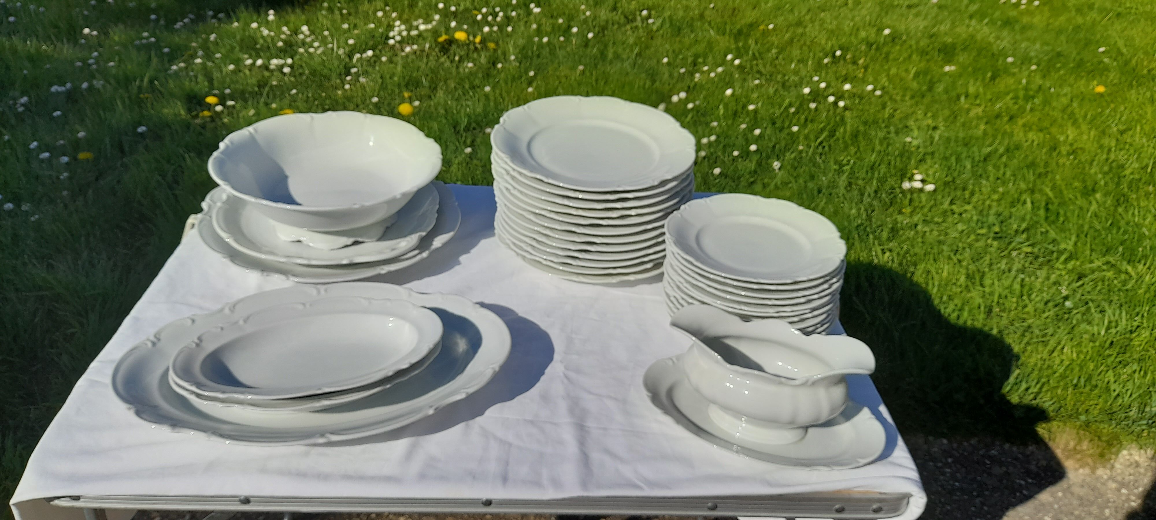 Porcelain set lorenz hutschenreuther model sylvia