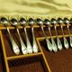 12 silver-plated dessert spoons by Félix Frères