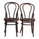 Pair of antique bentwood chairs in Thonet style – Central Europe, circa 1900