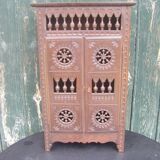 Breton vintage doll cabinet
