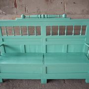 Banc en bois antique, années 1920