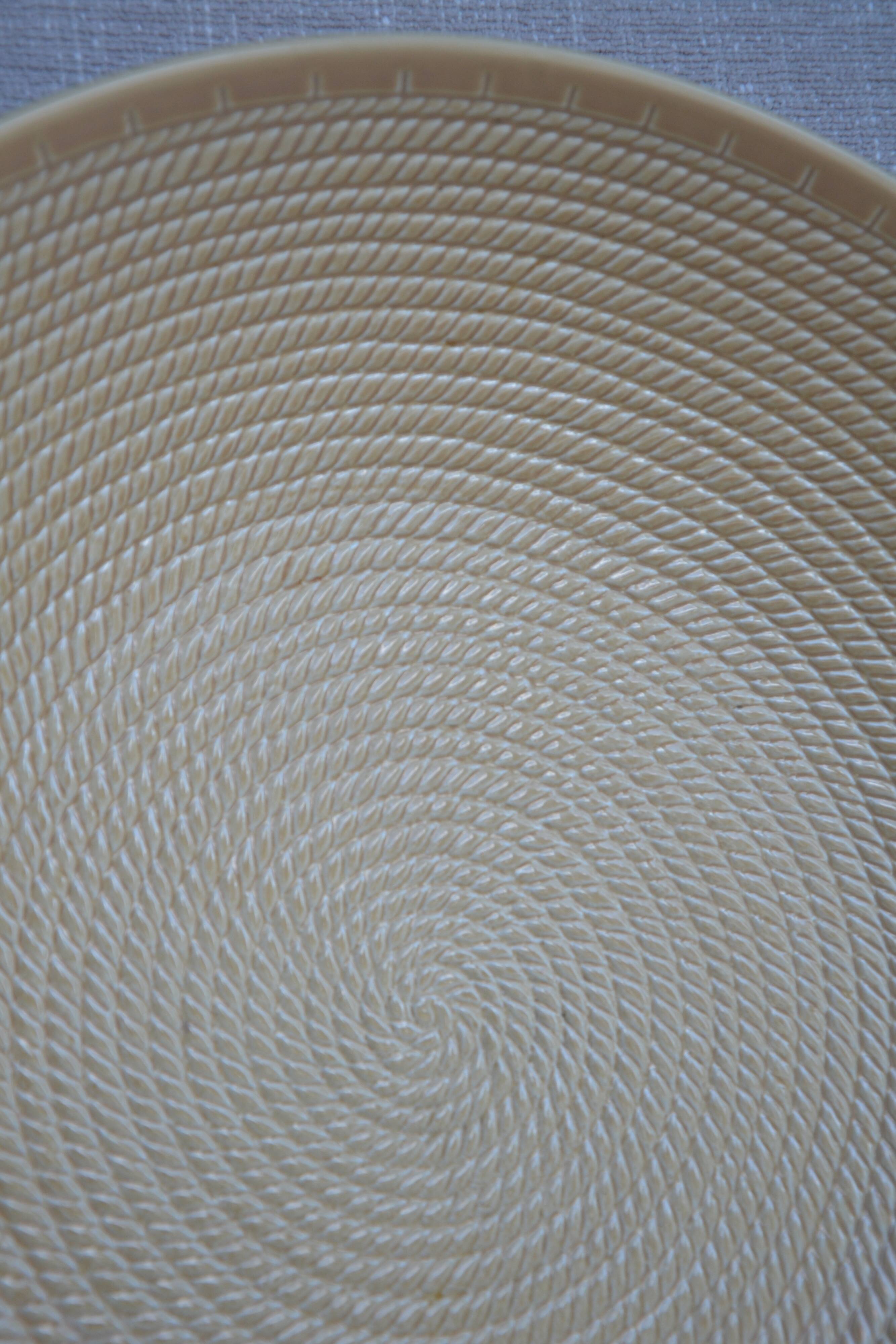 Large dish/bowl Keralux Boch "Cordaline" 1956