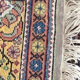 Vintage Kayseri carpet in Turkish silk 140x90cm