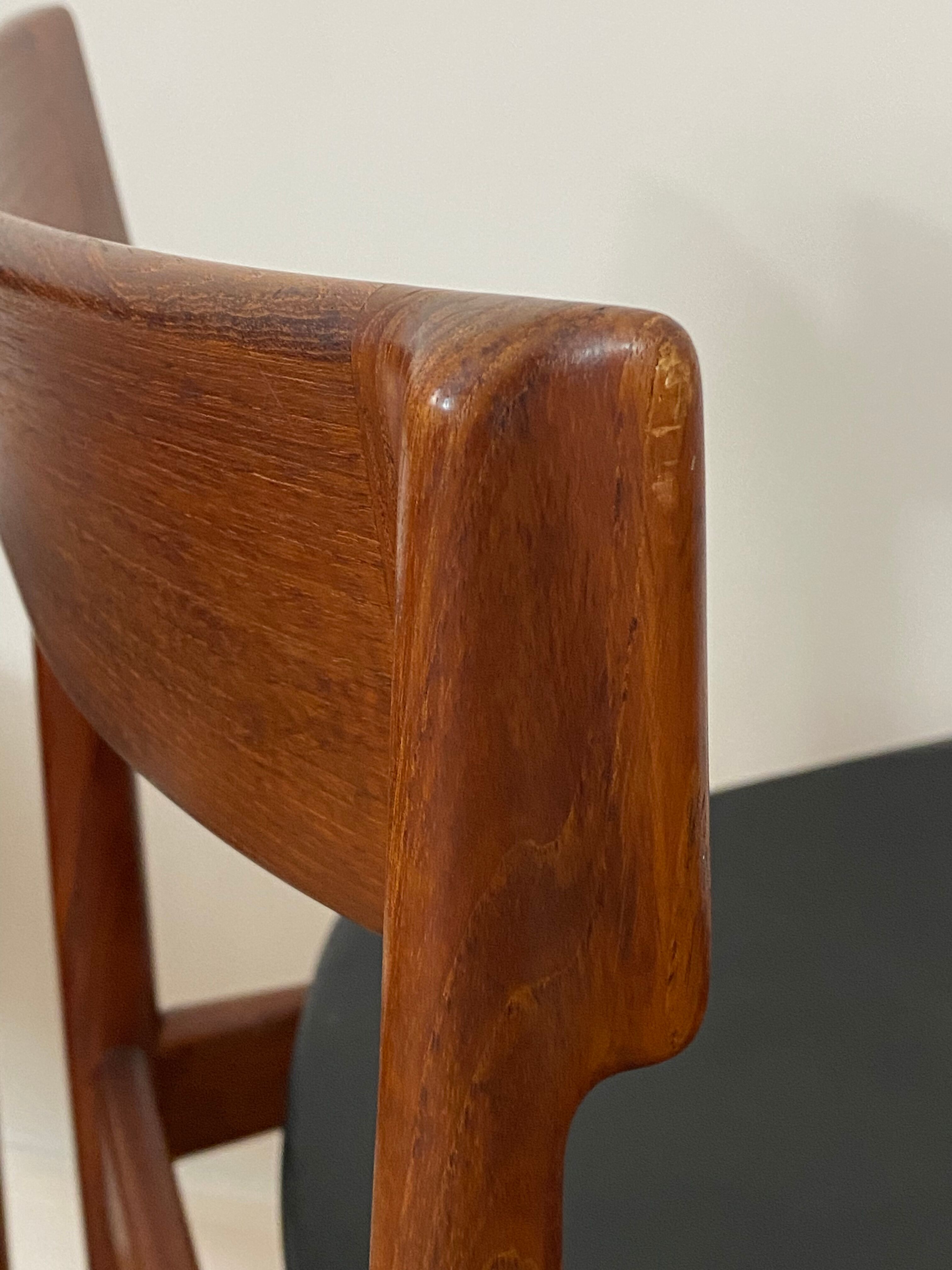 Pair of Scandinavian teak chairs Sorensen