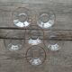 Lot 6 glass cups and gilding