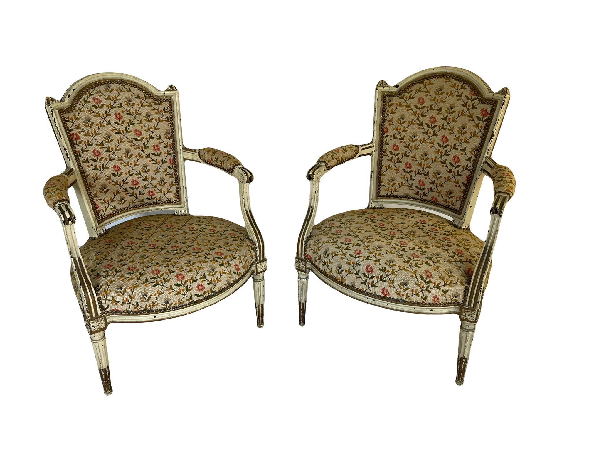 SET OF ARMCHAIRS LOUIS XVI PERIOD gendarme hat 18TH