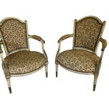 SET OF ARMCHAIRS LOUIS XVI PERIOD gendarme hat 18TH