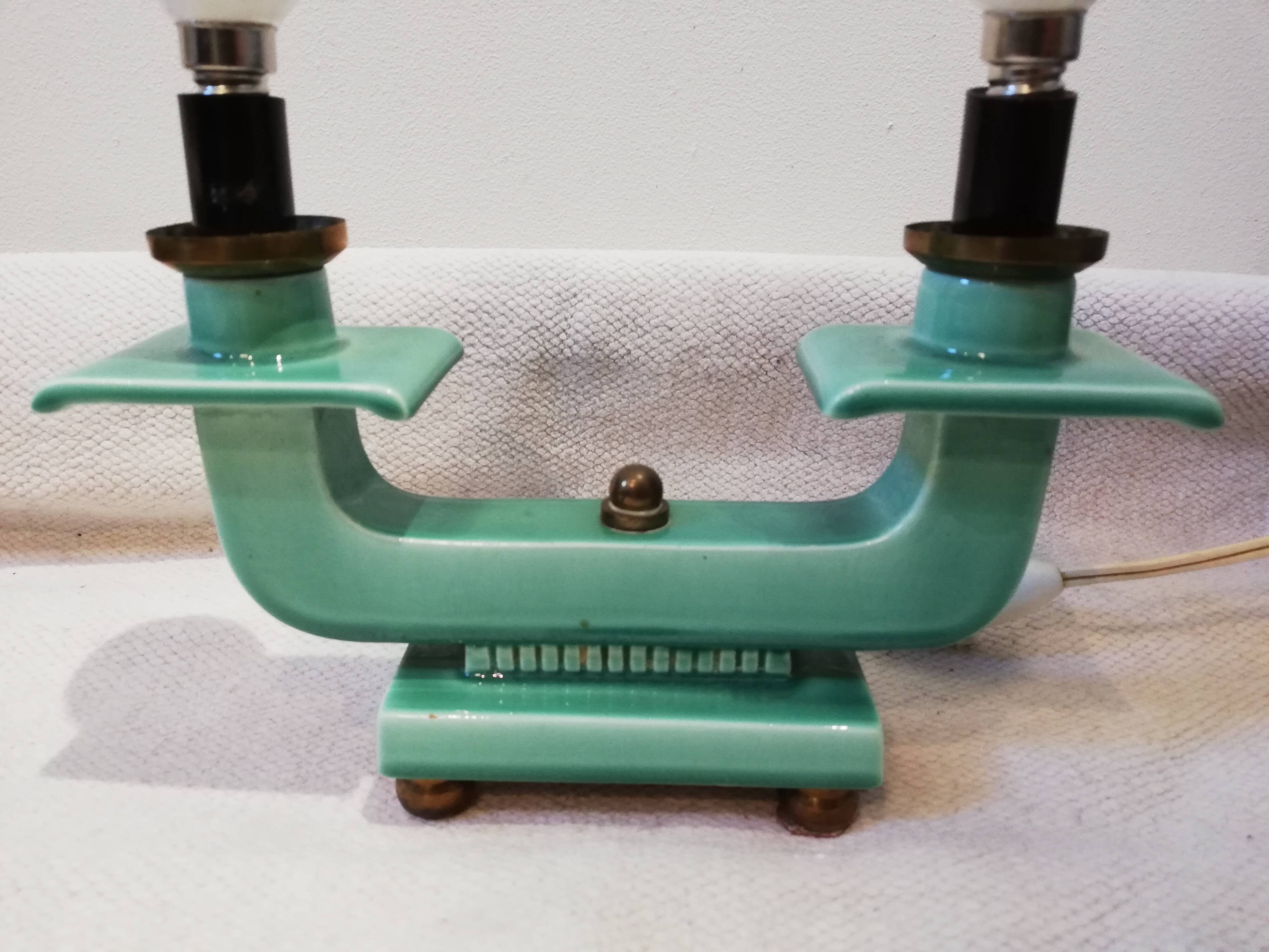 Art Deco ceramic lamp