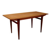 1960s vintage table in painted beech and laminate, Italy