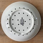 Vintage drip dish in Gien porcelain