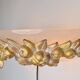 Vintage Bowl Wall Lamps in Goldleaf Murano Glass, Italy, 1970s, Set of 2