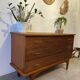 Long vintage teak sideboard