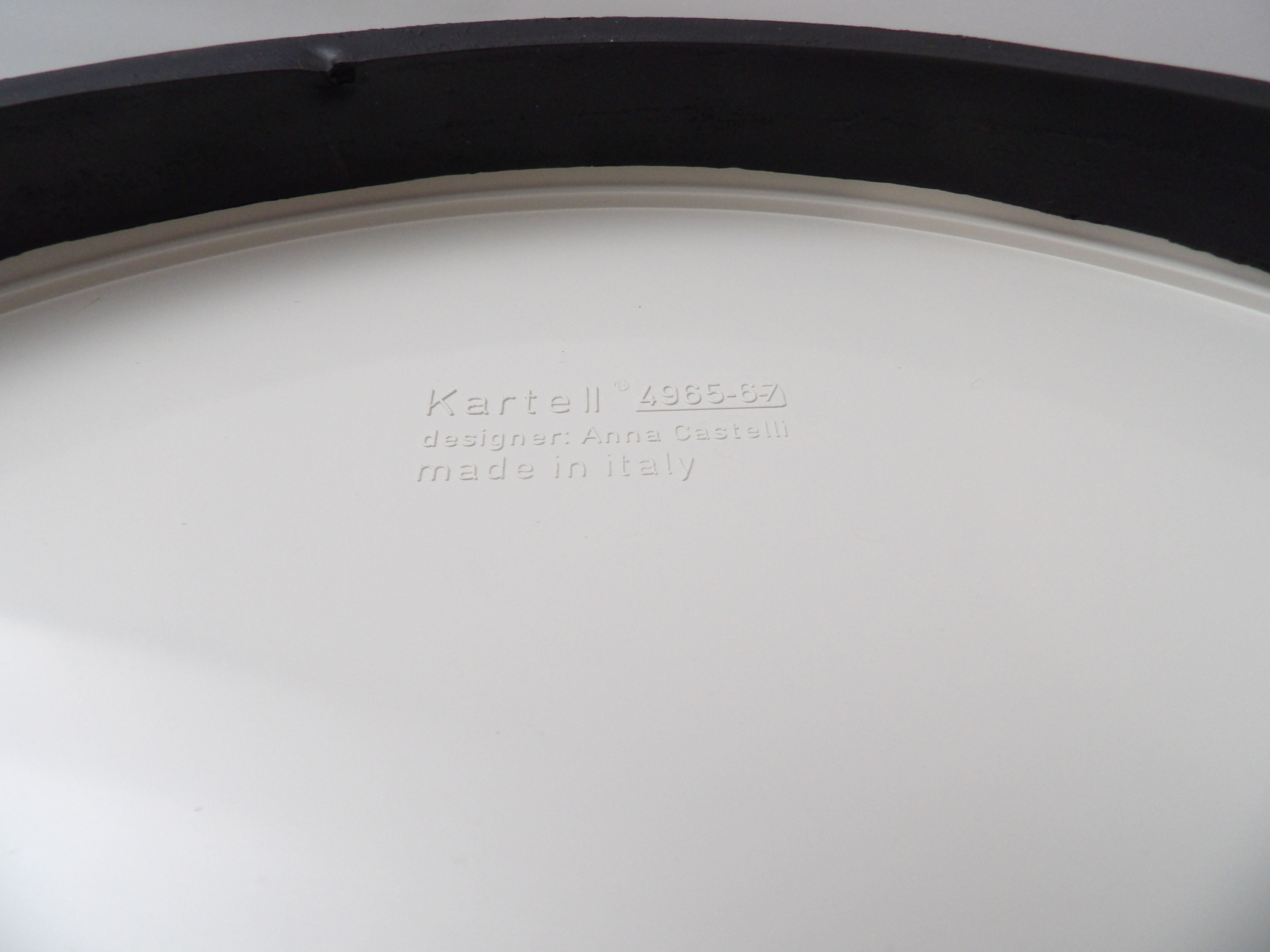 Pair of Tables of extra or end of sofa Kartell by Anna Castelli
