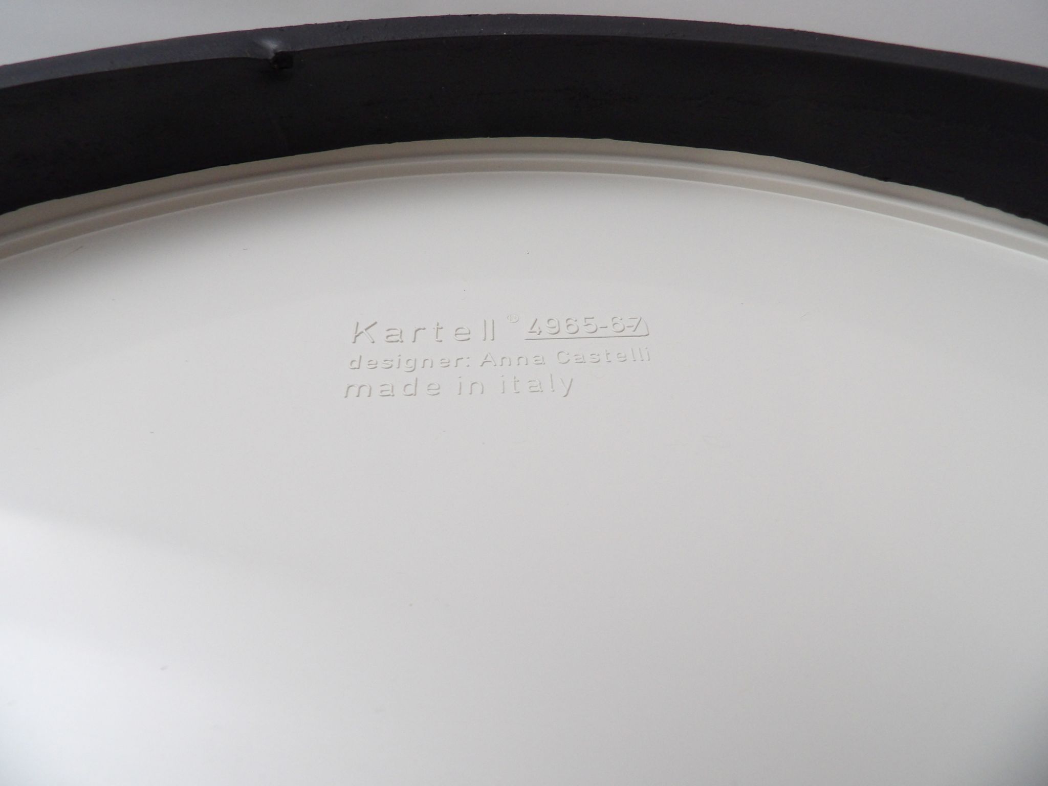 Pair of Tables of extra or end of sofa Kartell by Anna Castelli