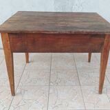 Rustic table in solid oak