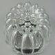 60s 70s wall lamp made of glass & metal bubble wall sconce space age design