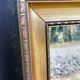 Gold wood mirror 65x44cm