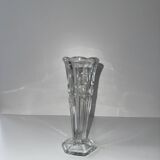 Small classic glass vase soliflore H16