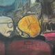 Cartoon theatre scene - Pastel on paper