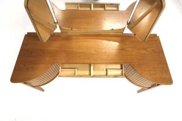 Coiffeuse scandinave en orme, Swedish Modern, Suède, 1940