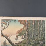 Lithograph by Henri Rivière The Aspects of Nature - Summer Evening