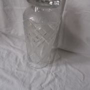 Cut crystal vase