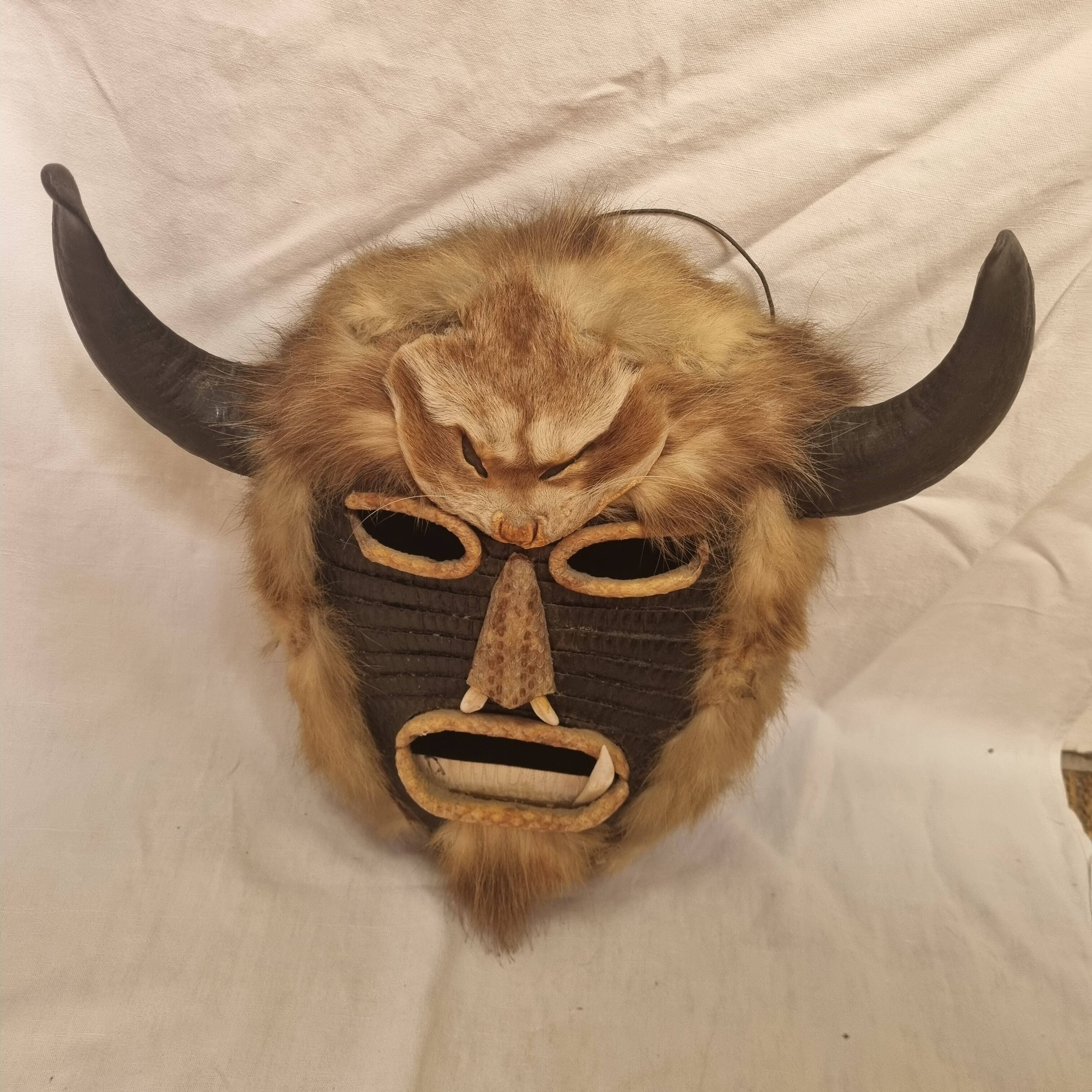 Himalayan Shaman mask, mid-20th century