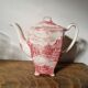 Large English porcelain teapot
