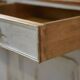 Patinated two-body buffet from the 19th century.
