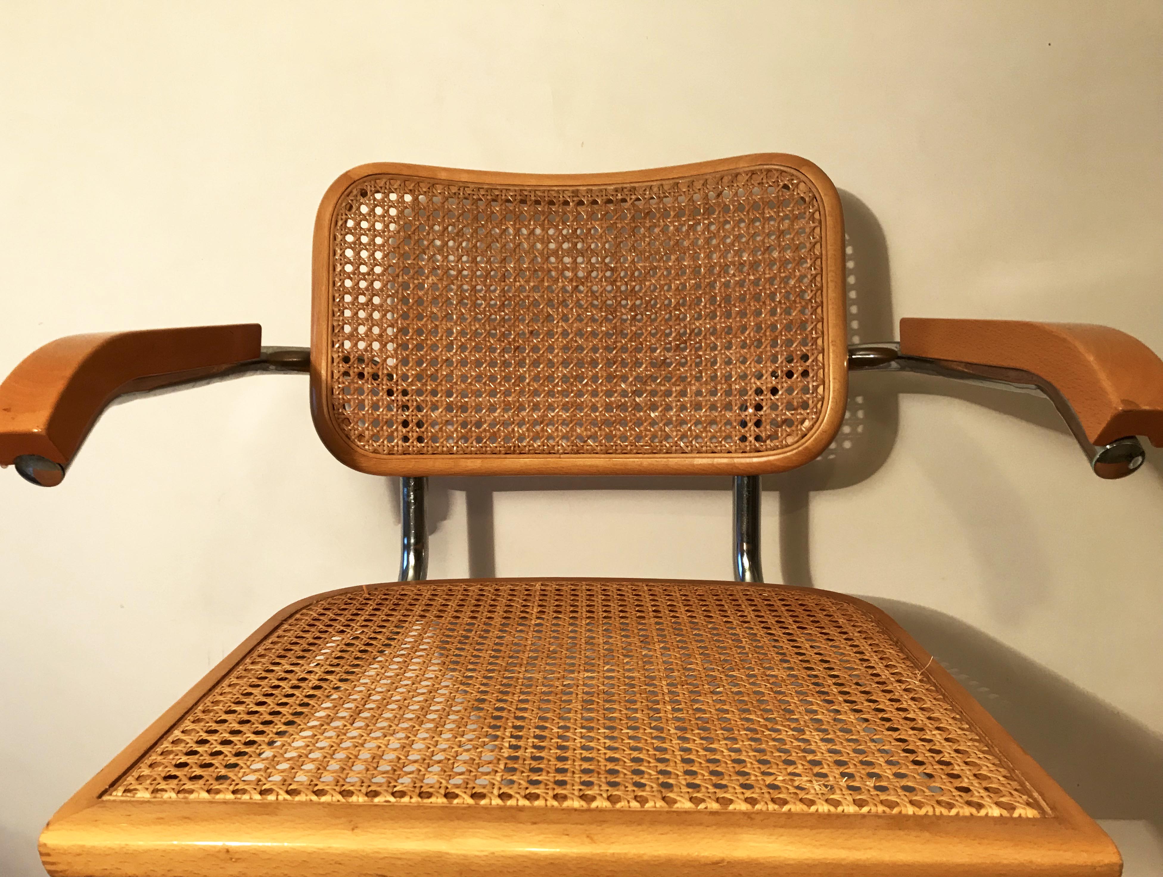 Chaise avec accoudoirs Cesca B64