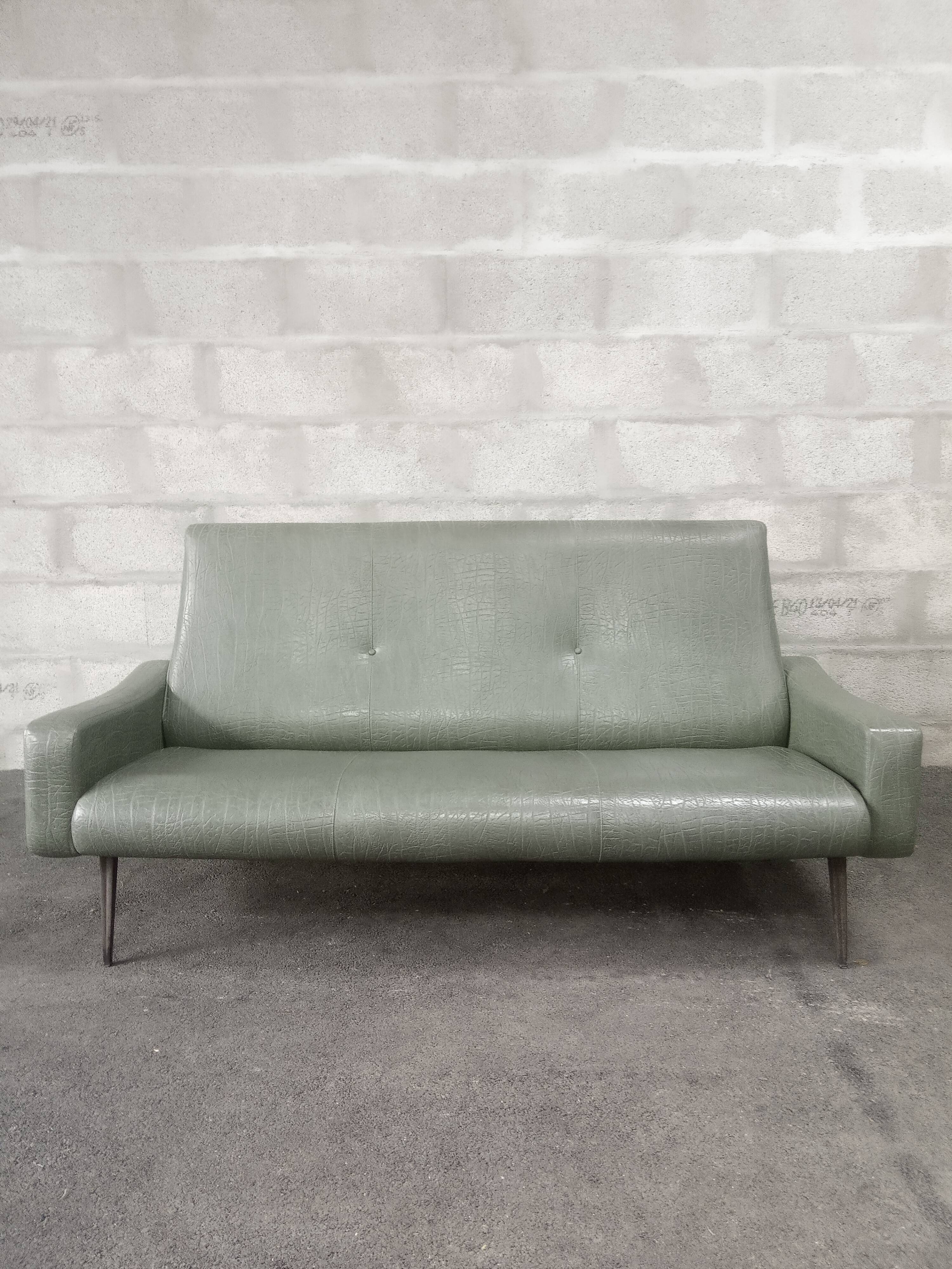 Vintage bench 50s 3 seats