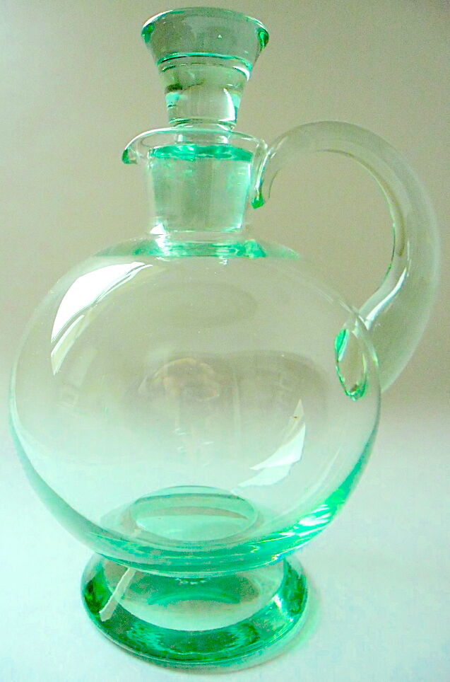 Crystal globular decanter from the daum house