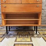 Small sideboard 2 drawers 2 doors year 1960 vintage
