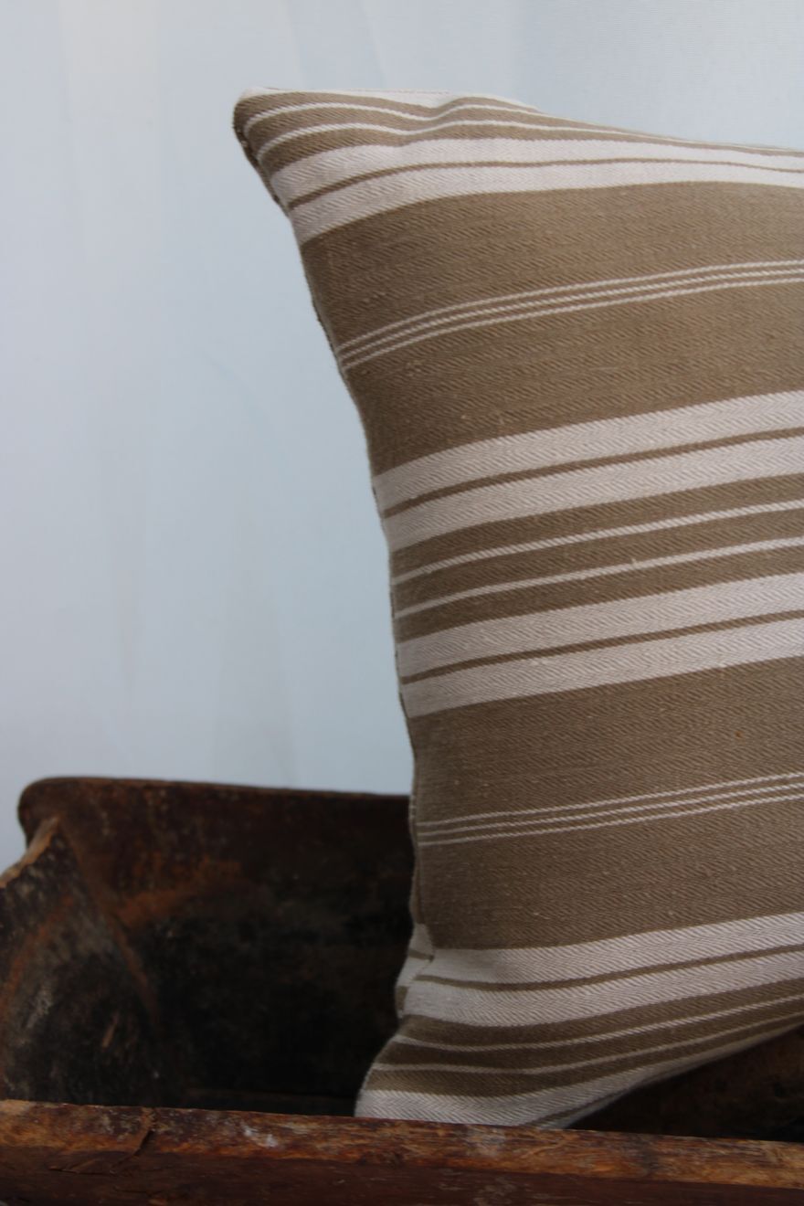 Striped cushion