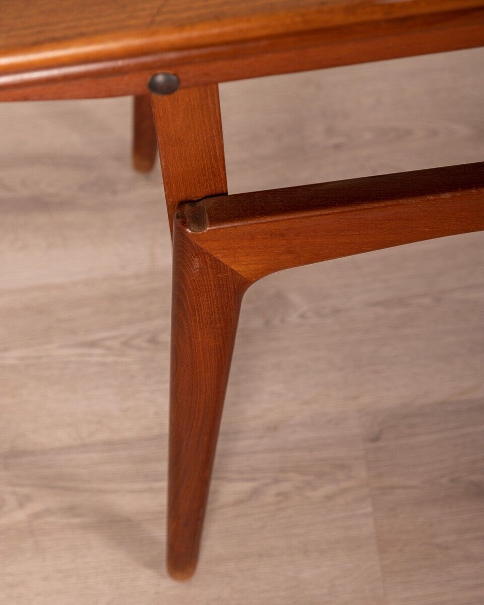 1960s Vintage Copenhagen Coffee Table in Teak Wood Danish Design