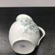 Ancien pichet limoges modèle palm porcelaine blanche décor fleurs vintage