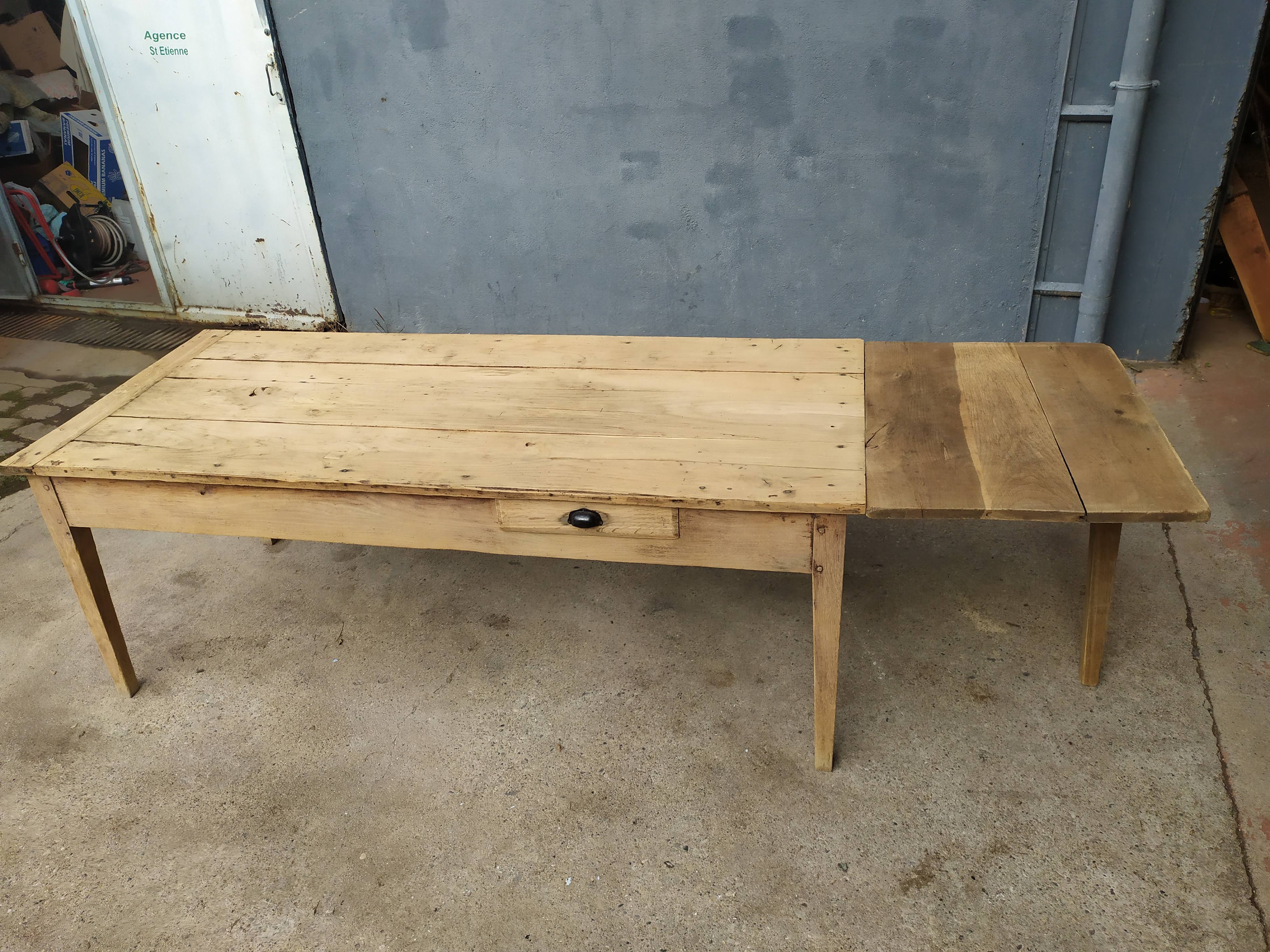 Table de ferme rallonge