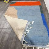 Handmade pure natural wool rug, size 160 x 240 cm