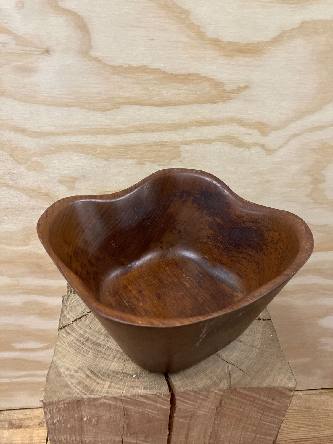 Wooden salad bowl 1970
